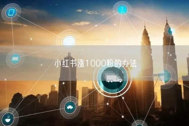 1元小红书速增1000粉丝(红书1元涨千粉)