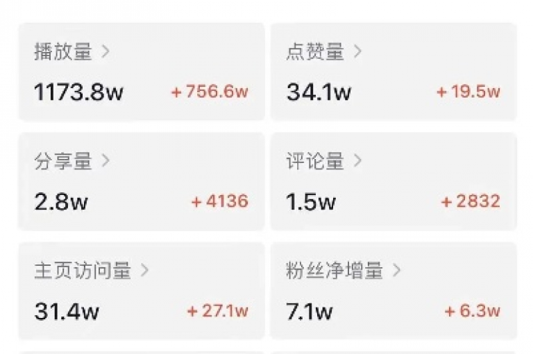 在抖音上购买了播放量之后，视频的互动和关注度并没有显著提升。