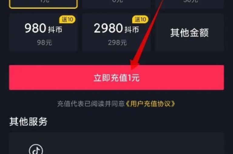 在抖音平台上，仅需10元即可充值获得抖币。